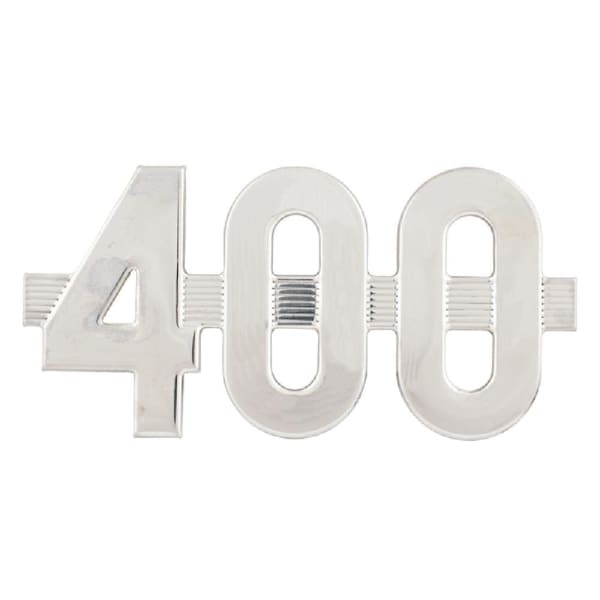 Aftermarket Stainless Steel "400" Emblem OTK20-0558 - main